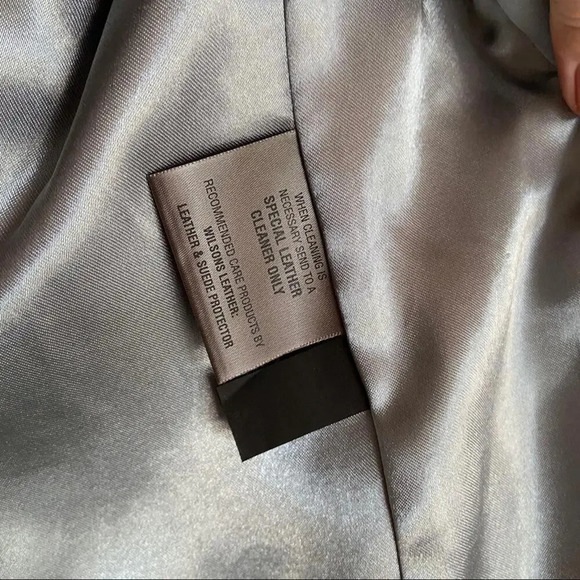 Wilsons Leather Black Casual Y2K Style Blazer Medium - Picture 8 of 8